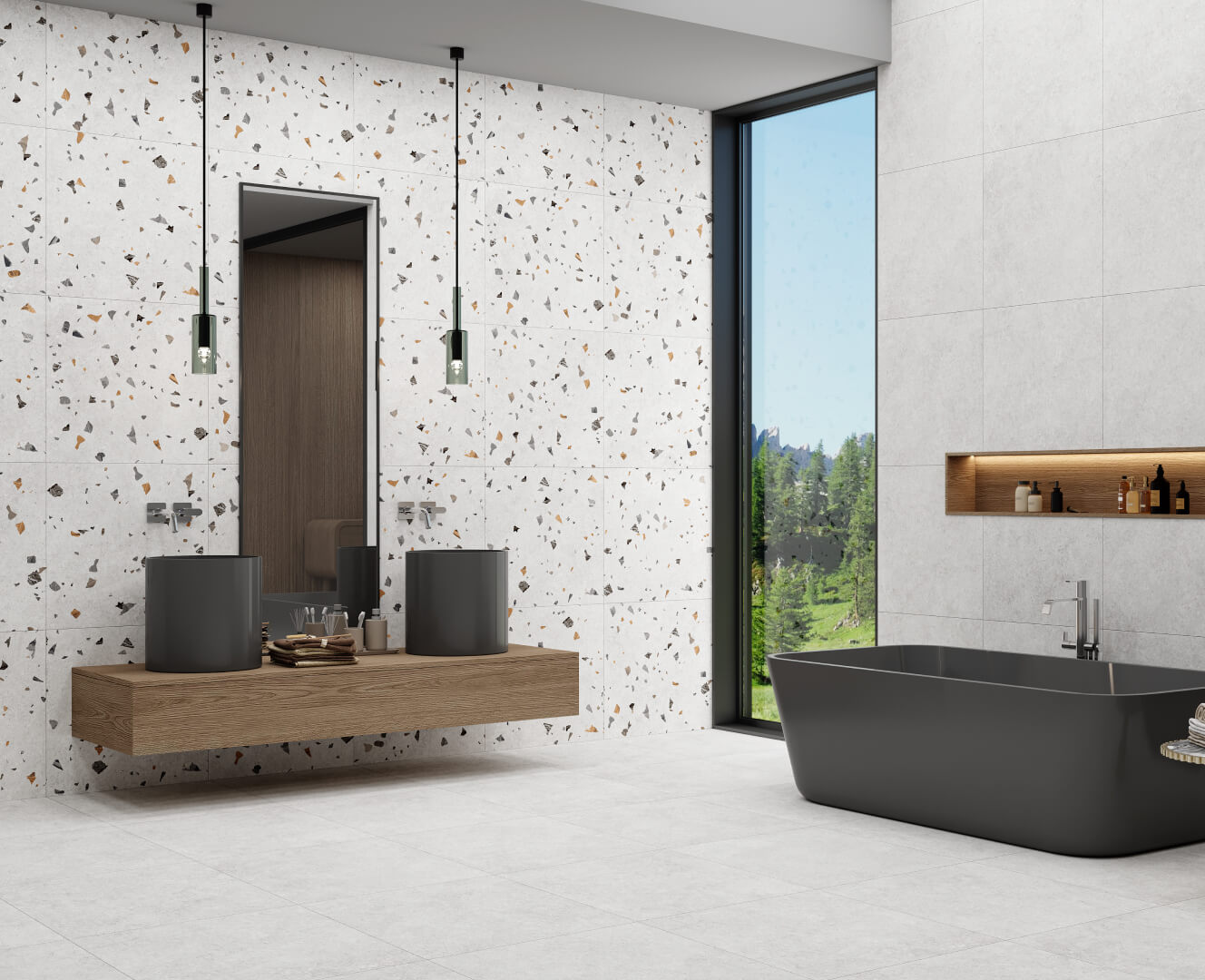 Quarzo Grey Decor 60×60