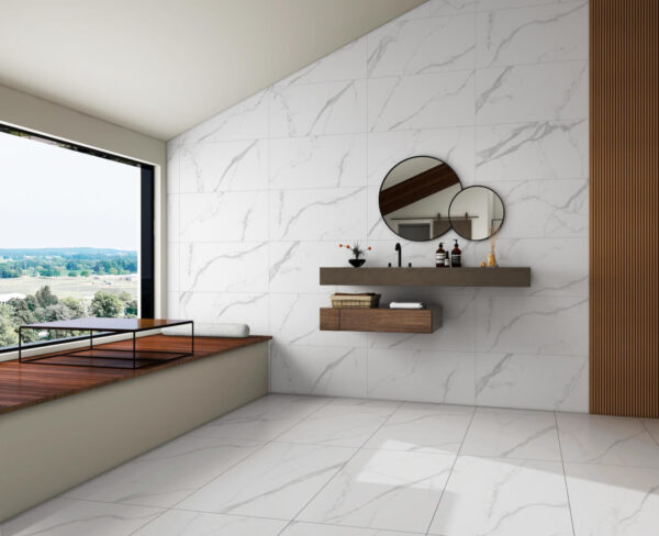STATUARIO CARINA WHITE-30X60 GLOSSY & MATT-1