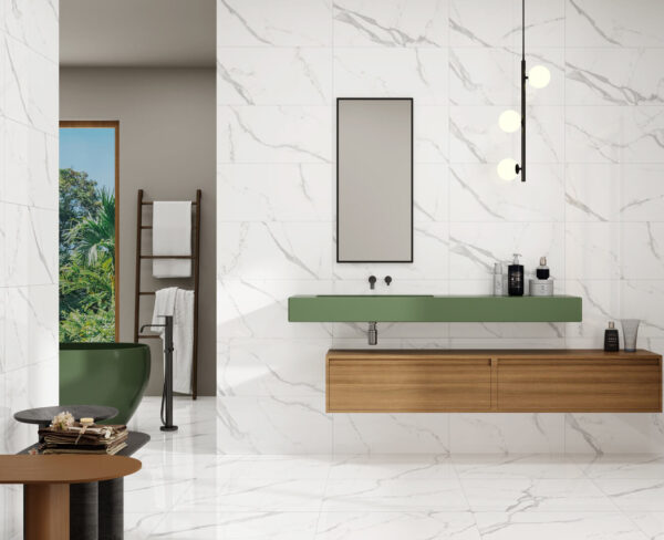 STATUARIO CARINA WHITE-30X60 GLOSSY & MATT